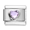 0257 Heart-Shaped Purple Gemstone