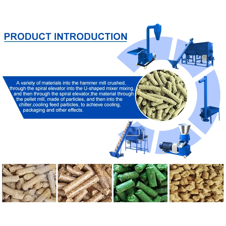 2024 Hot Sale Fertilizer Pellet Small Chicken Food Granules Animal Feed Granulate Production Line For Sale