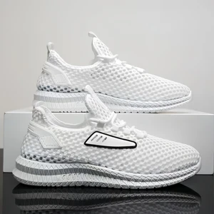 New Man Sneaker Fashion Trend Mesh New Comfortable Mens Sports Shoes Black