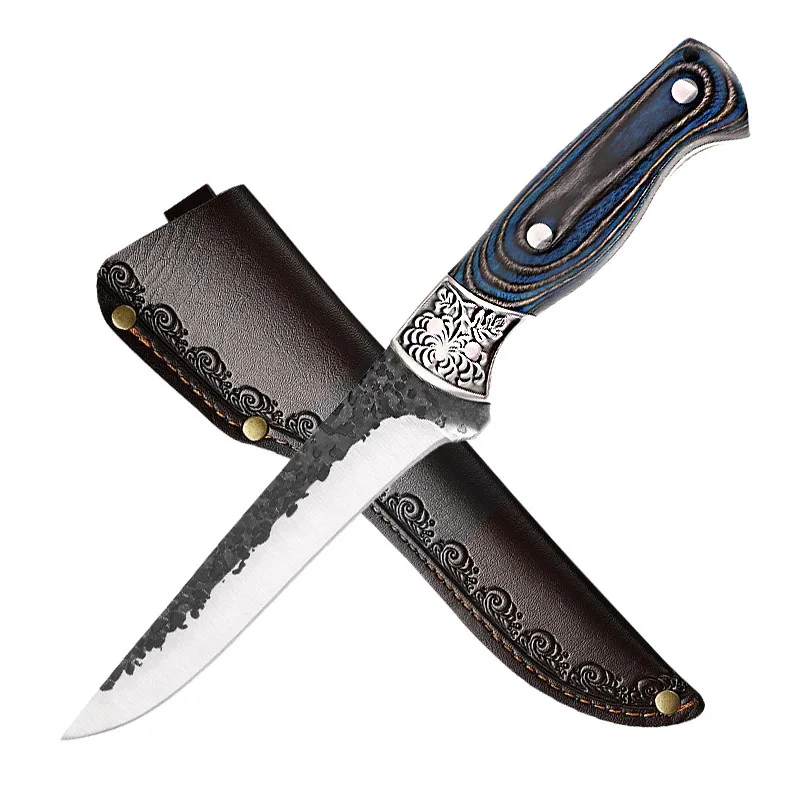 Hand-Forged Stainless Steel Butchering & Deboning Knife Home Outdoor Camping Fish Killin aperçu 9