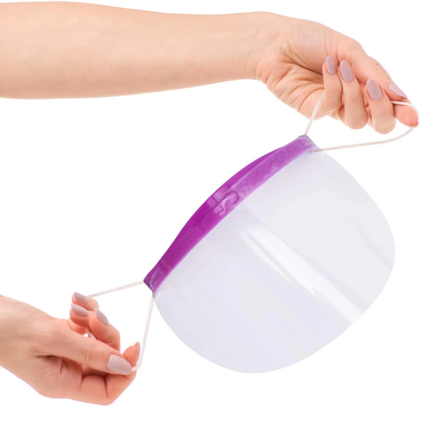 Clear Disposable Face Shield for Shower Haircut Hairspray