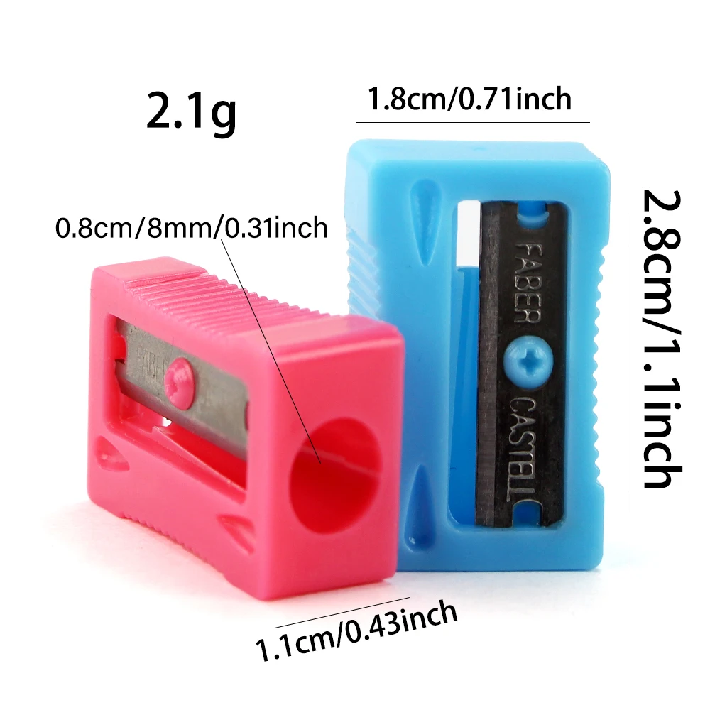 Macaron Color Small Portable Screw-free Integrated Hand-held Pencil Sharpener
