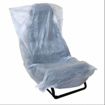 Universal PE Plastic Transparent Cover Disposable Car Seat Cover