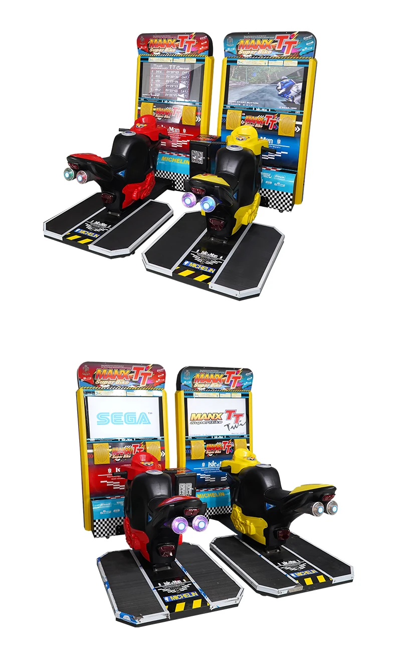 Funspace TT Moto - 2 Player Racing Game Machine for Game Rooms