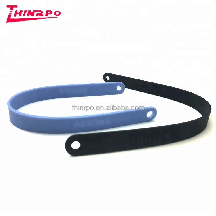 Stretchable Liquid Silicone Rubber Loop Band Strap Adjustable Silicone