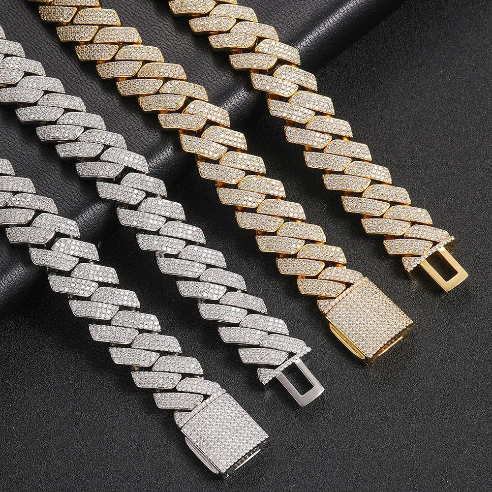 Iced Out Cuban Bracelets - High Quality Gold Plated Jewelry