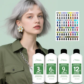 Professional 1000ml Salon Use Fragrant No Ammonia Permanent Hair Color for Hair Color Enhancement Oxidant Cream Developer