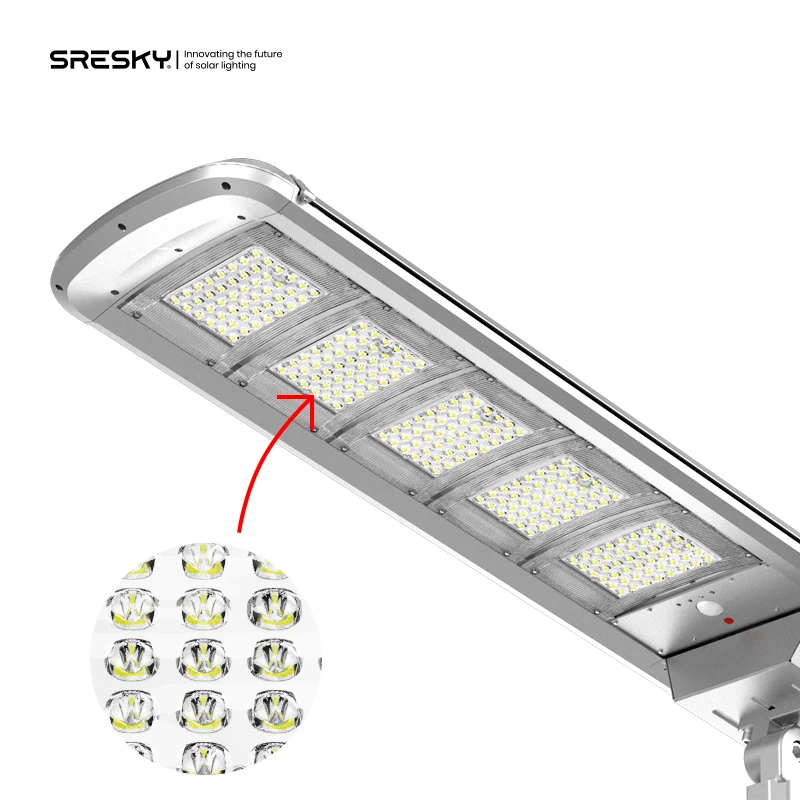 Новый продукт Sresky уличная Водонепроницаемая ip65 лампа на солнечных батареях 40 Вт 80 100 150 солнечные уличные фонари с раздельным светодиодным уличным фонарем