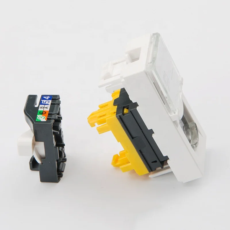 
Cat6a legrand Французская модель 76571 180 градусов Поворотный Тип безинструментальный модульный ethernet-разъем keystone с вращающейся кнопкой 