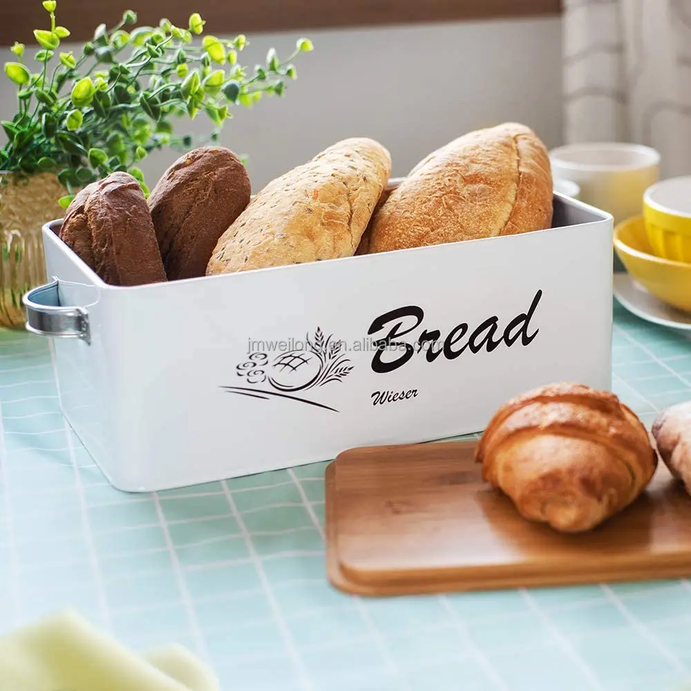 Metal Kitchen Bread Box Storage Bread Box/lfgb Countertop Kitchen ...