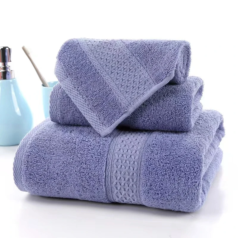 Hot sale 100% cotton support custom wholesale hotel bath linens towel sets factory