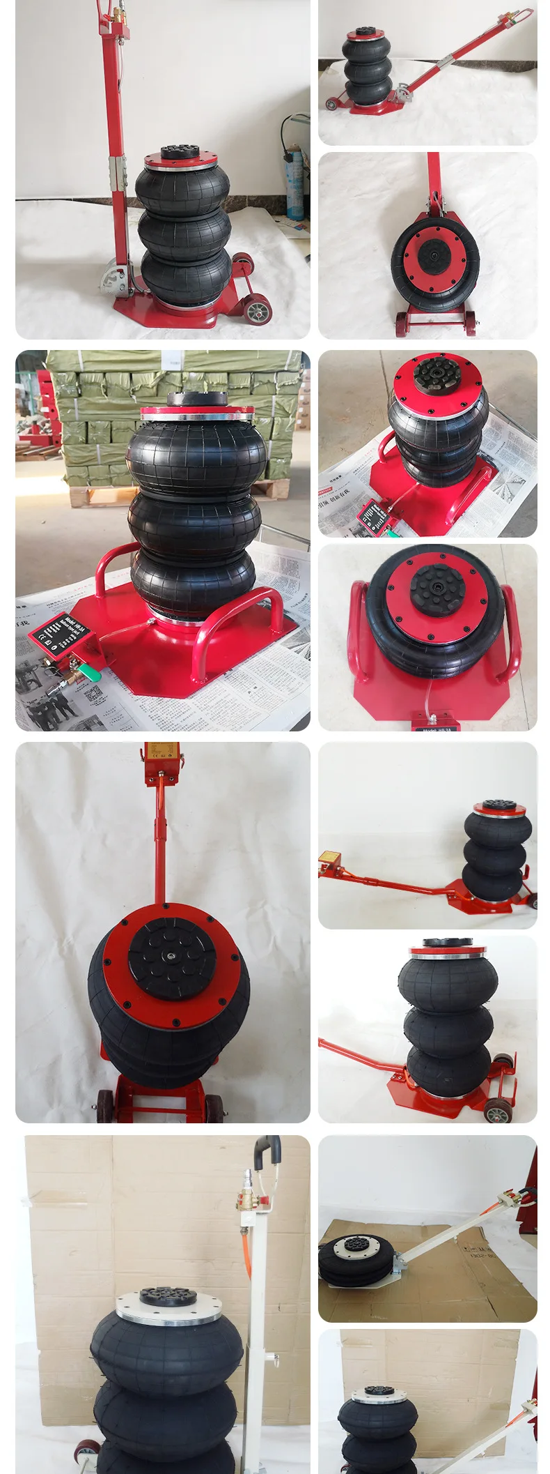 3T Air Jack Pneumatic Lifting Tools Air Bag Car Lifting Portable Jack ...