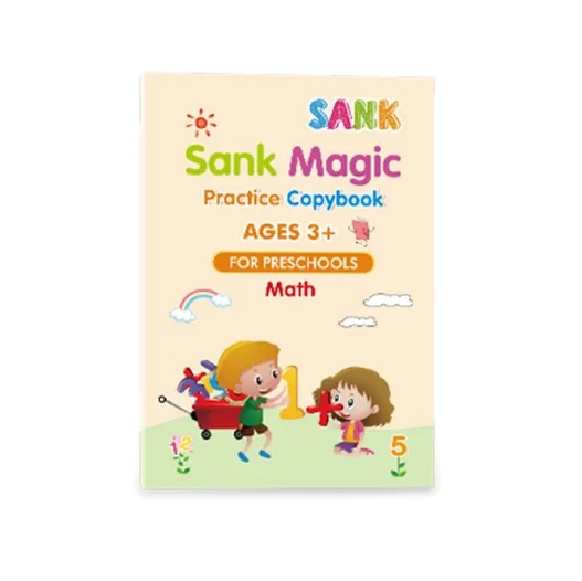 A4 Size Customized Practical Reusable Children Writing Tool Sank Magic Copybook