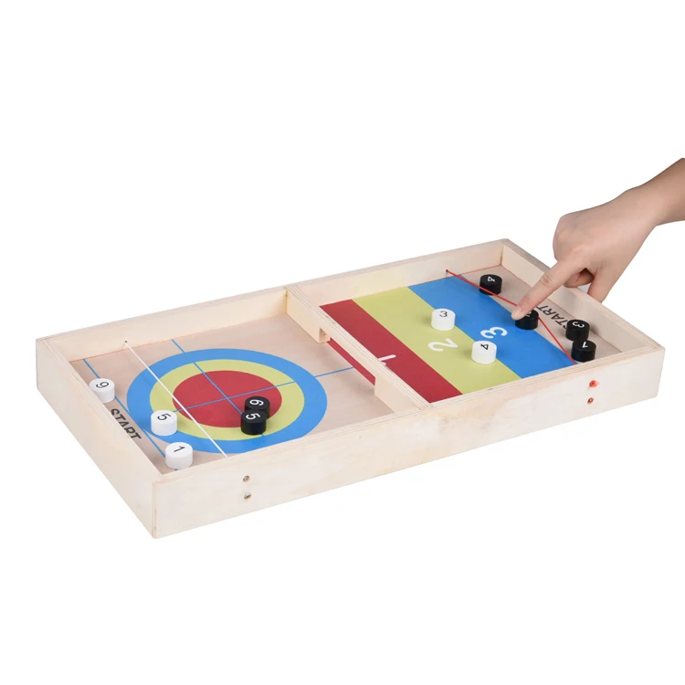 Fast sling puck board game foosball fast sling puck game 3-1