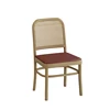 Chaise en osier et bois massif C