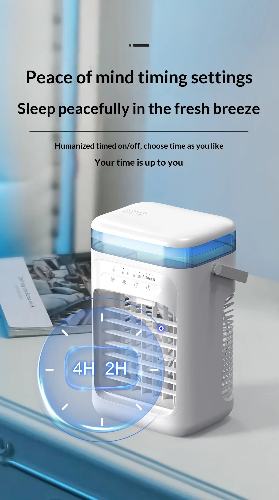 Portable Evaporative Air Cooler Usb Desktop Mist Fan Personal_voghion.com