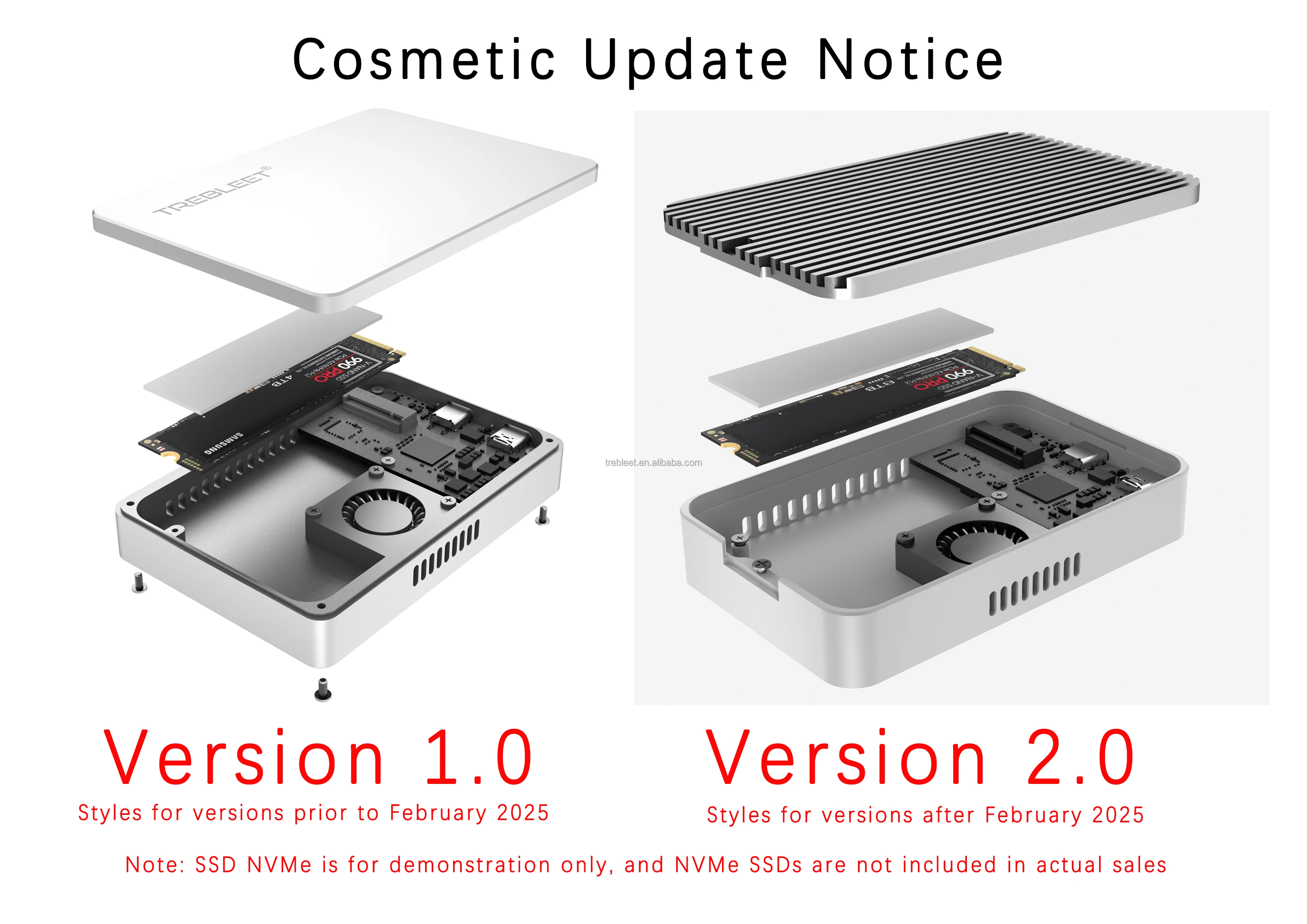 Thunderbolt5 80Gbps M.2 NVMe SSD Enclosure, USB4 V2.0 Compatible with TB5/TB4/TB3 Transfer Rates Over 7000MB/s