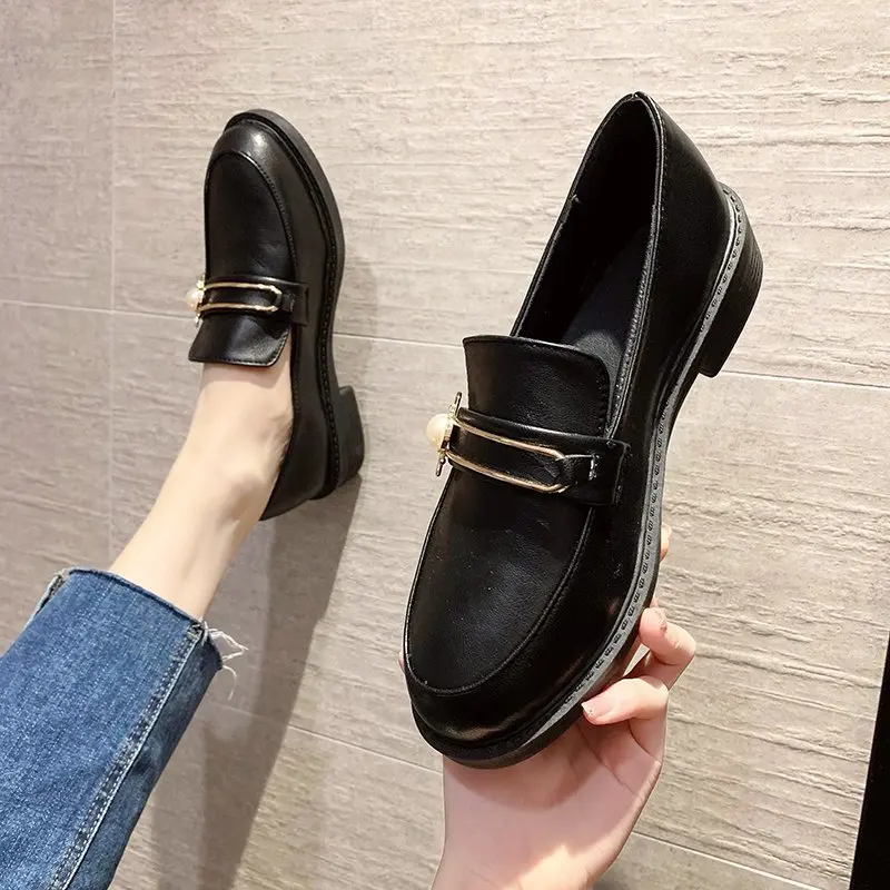 low heel casual dress shoes for women Quaouag Loafers for Women Dress Shoes Slip On Shoes Low Heel Casual Work Office Dressy Shoes