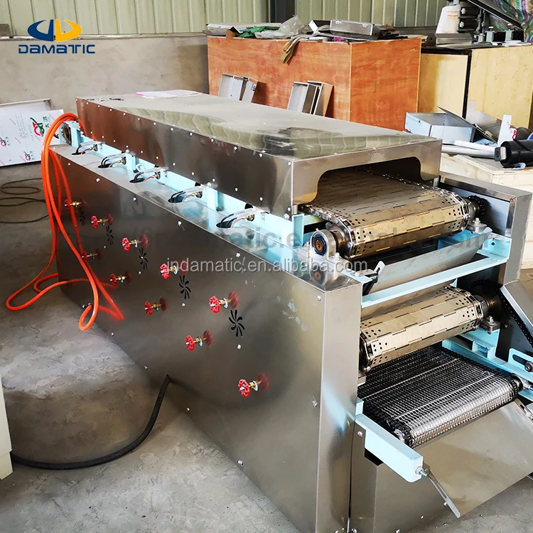 Home Roti Rolling Arabic Lavash Bread Maker Ethiopian Injera Bread Making Machine Electric Tortilla Press Oven Production Line