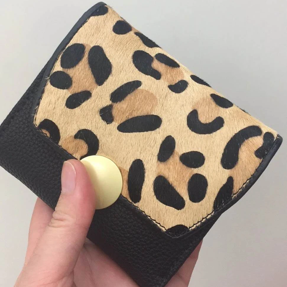 genuine cowhide purse