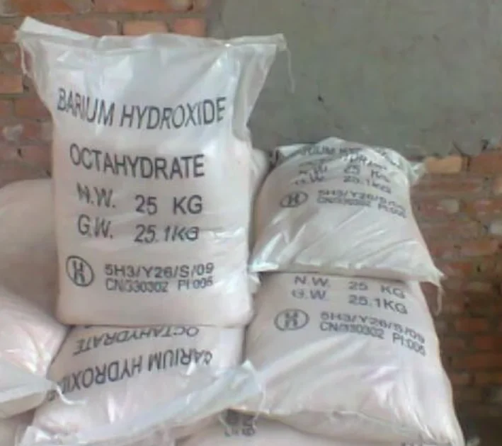 99%min Monohydrate / Octahydrate CAS 22326-55-2 / 12230-71-6 Barium Hydroxide