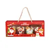 Caja para cupcakes de 4 huecos con asa roja
