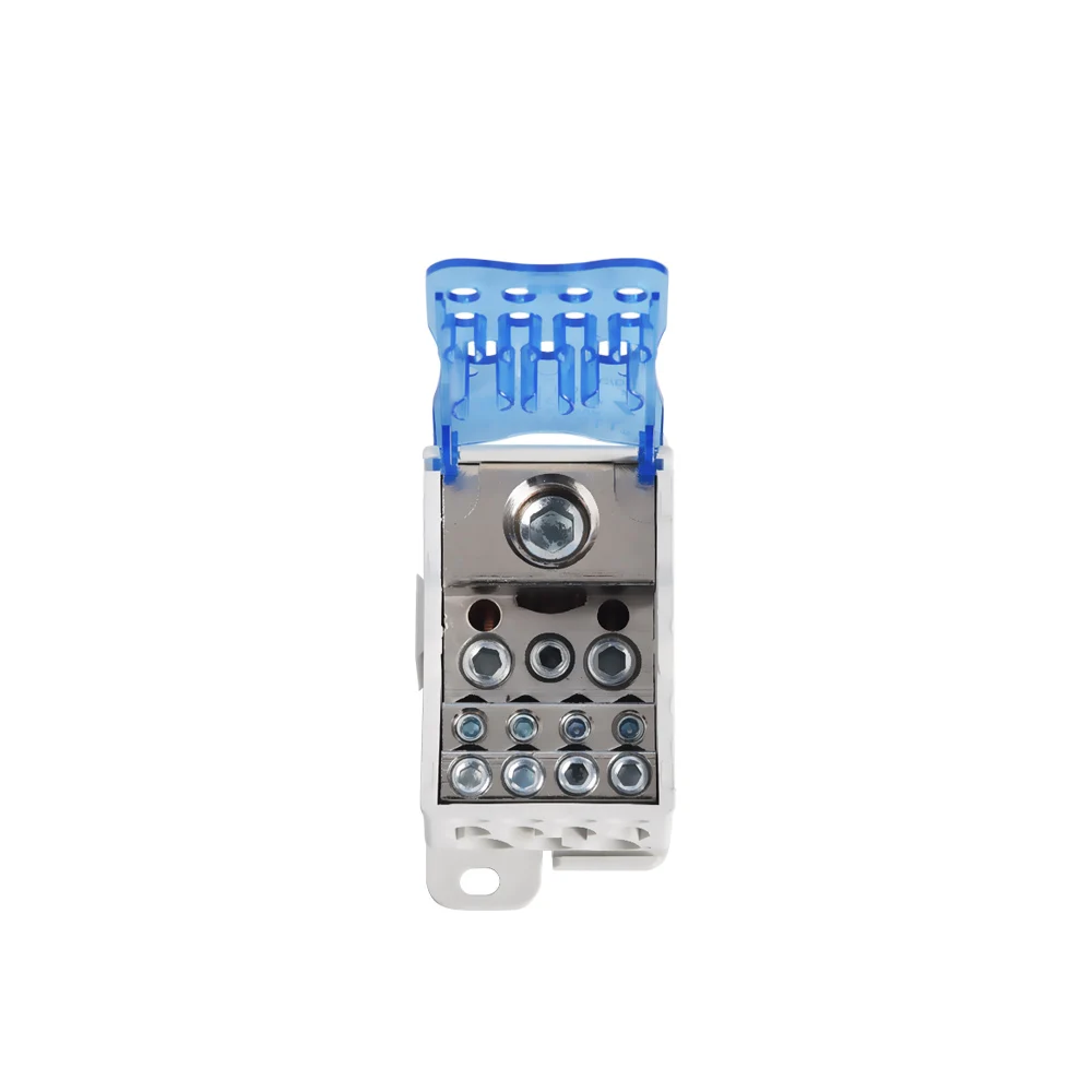 LK 250A Electric Rail Mounted Screw Compact 4-way Pcb Fuse Pluggable Distribution Terminal Blocks