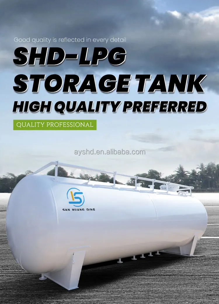 Above Ground Lpg Gas Station Tank Lpg Bulk Tank For Gas Plant - Buy Lpg ...