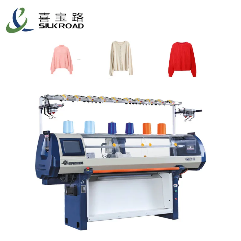 Factory Price Automatic Weaving Loom Socks Machine Flat Knit Sales Multi Gauge Automatic Sweater Flat Knitting Machine