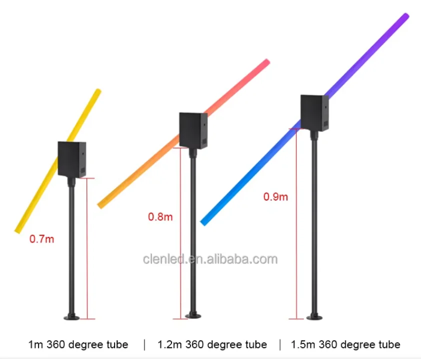 360 Rotation Led Tube Kinetic Spinning Pixel Stage Lights DMX Led Pixel Tube for Nightclub Decoration Exhibition Events Show