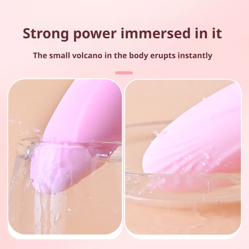 Close-up of vibrating egg texture and remote control battery compartment