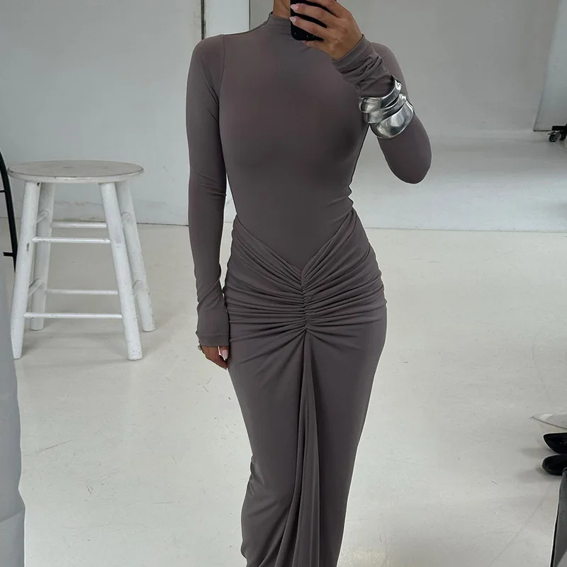 shenzhen ruched dress Lana Black Mesh Panel Ruched Maxi Dress