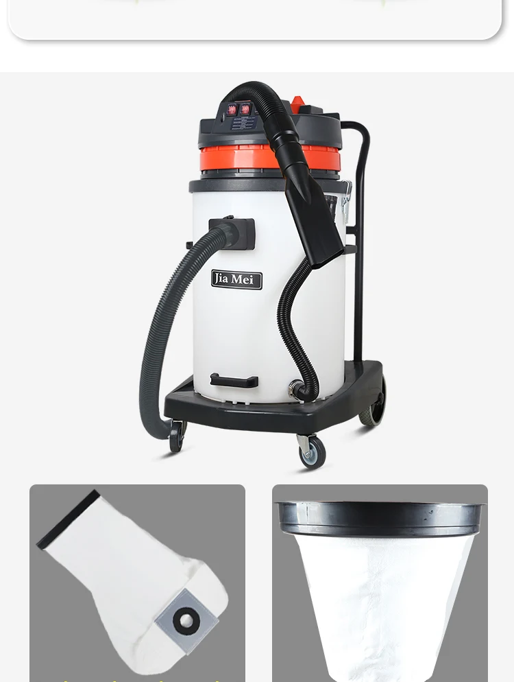 70l Red Commercial Car Wash Vacuum Cleaner Shopping Arcade Highpower