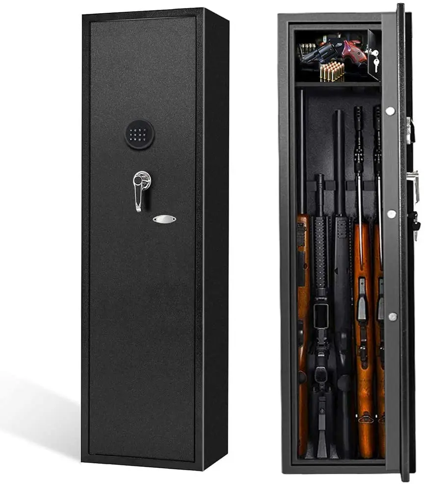 Large Gun Safe Mechanical Code Lock Gun Metal Gun