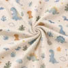 Kids Dinosaur Printed Cotton Knit Jersey