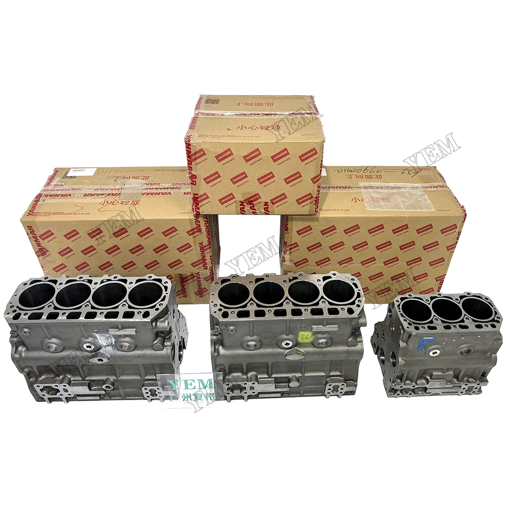 China Manufacturer 2T75 3T75 3T75HL 3T75U 3T90 Cylinder Block Fit for yanmar Diesel Engine for yanmar Cylinder Block