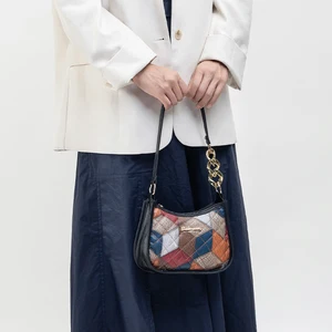 2026 New Arrival PU Leather Vintage Structured Zippered Custom Logo Handbag for Women