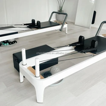 Cheer Manufacturer's Customized infinitely footbar White Aluminum Reformer commercial use studio reformers