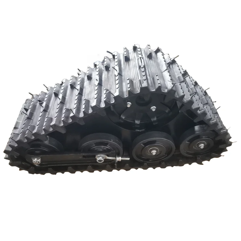 Modified Rear Axle Track Wheel Rubber Sand Snowmobile Tracks for ATV UTV Go Kart Buggy Sand Snow Track System