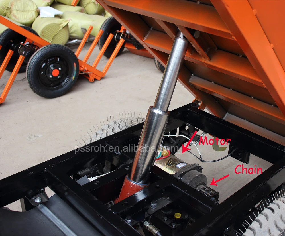 High-end design excellent style hydraulic mini dumper truck f/electric dumper 1 ton or sale from China supplier