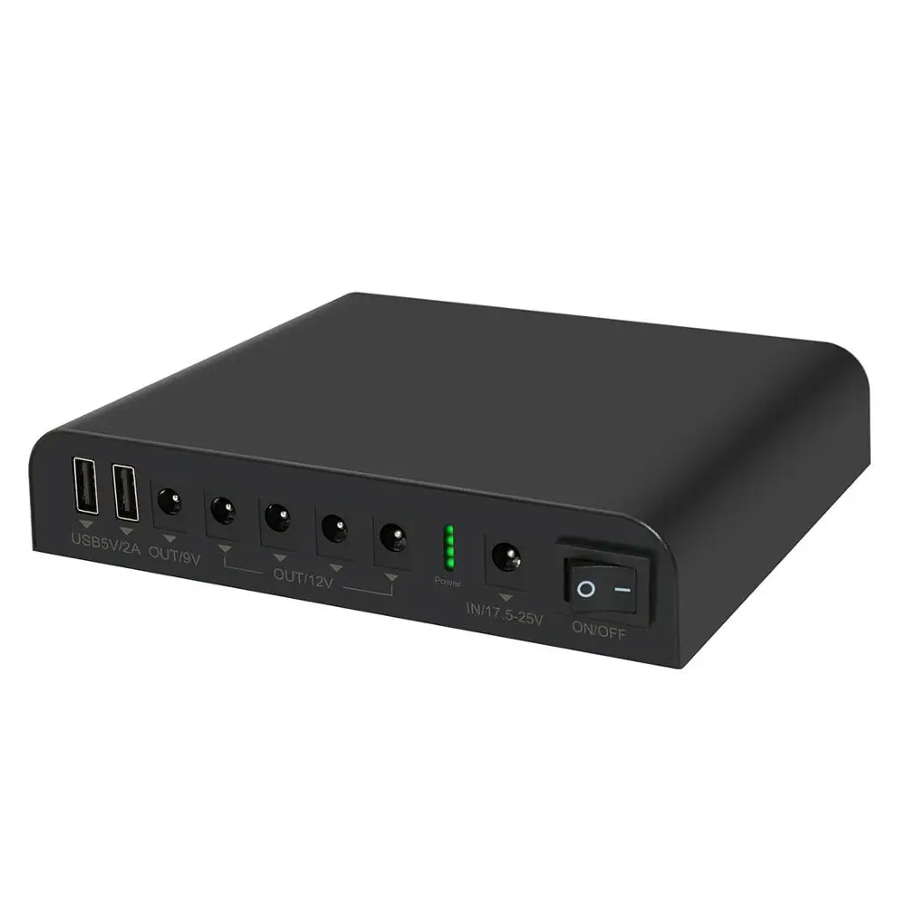 TalentCell Mini UPS Uninterrupted Power Supply 27000mAh 98Wh 18650 China Battery Pack With Indicator for Wireless Router