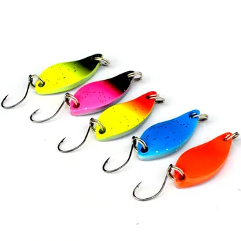 CHEERY SP214 3cm 2.6g Metal Spinner Baits Spoon Fishing Lures with Single Hook for Ocean Boat & Fly Fishing – Metal Jig – view 3