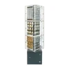 Rotating Metal Acrylic Jewelry Display Cabinet