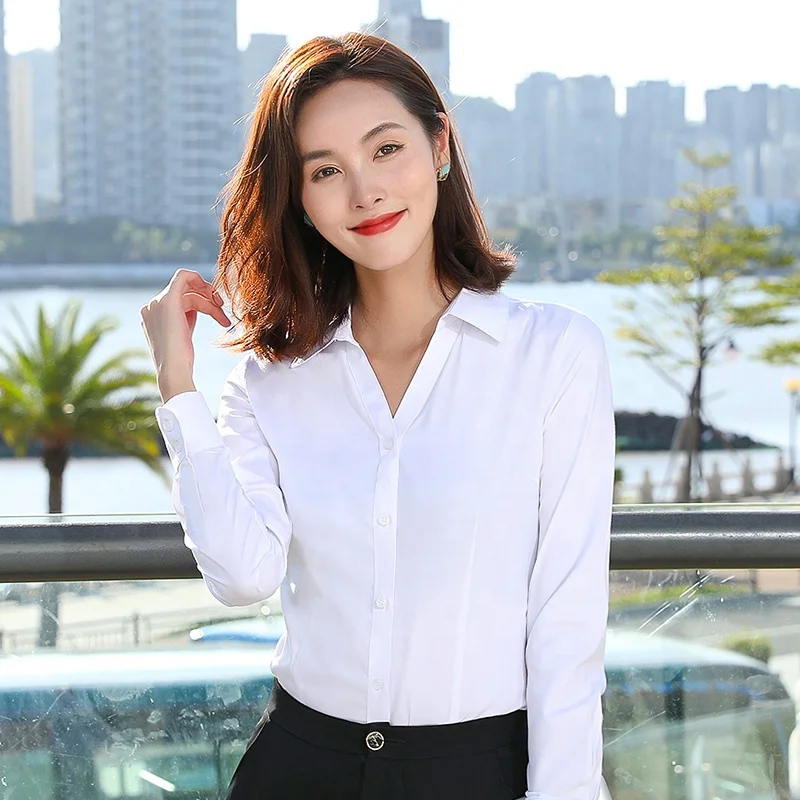 chinese dress ladies Amazon.com: Womens Button Down Shirts Cotton Dress Shirts Oxford Shirts  Long Sleeve Work Blouses Collared Tops Tunics with Pocket-All White XS :  Clothing, Shoes & Jewelry main image 1
