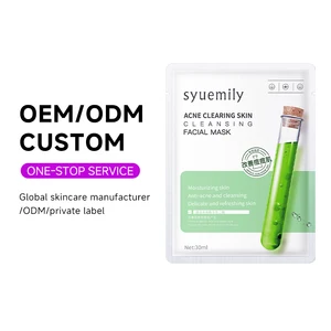 OEM ODM Moisturizing Masks Price Face Skin Care Product Salicylic Acid Anti Aging Wrinkle Acne Cleansing Whitening Facial Mask