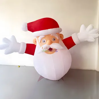 Festival giant inflatable Santa Claus balloon inflatable Christmas decoration for events