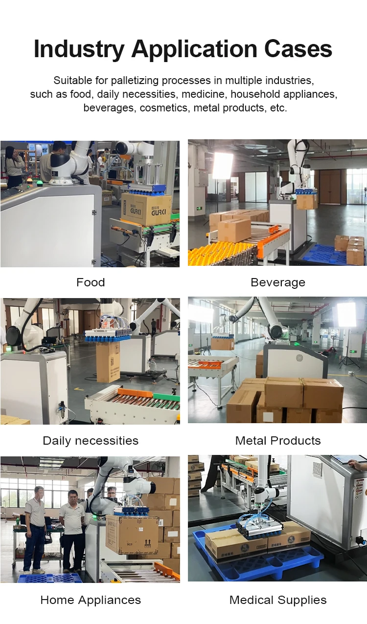 Gurki Automatic Cobot Robot 20kg Palletizer - Easy Use