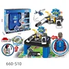 660-S10 Police Car Parking Lot