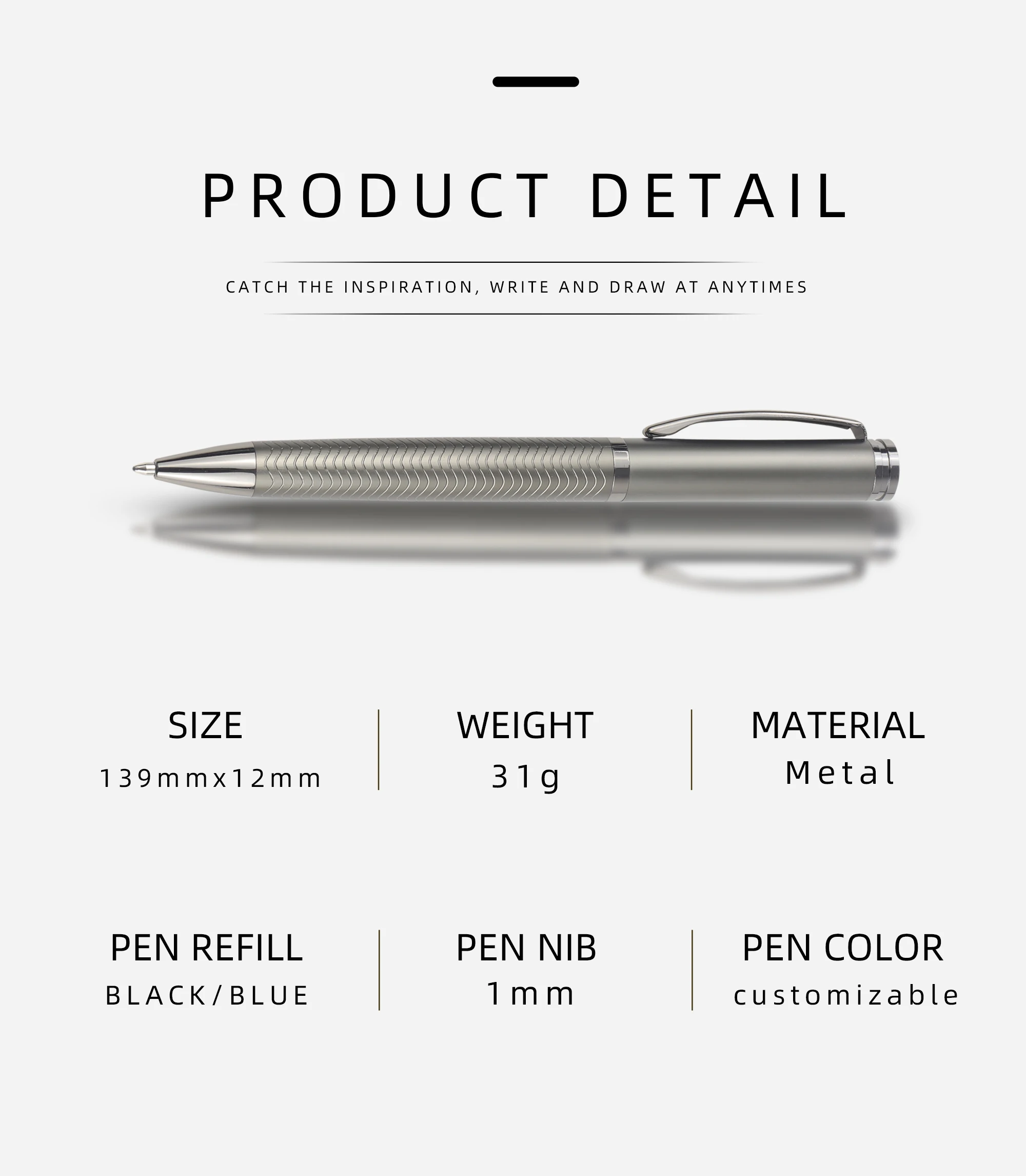 Black Ballpoint Pen Business Office Roller Ball Pen New - Canada