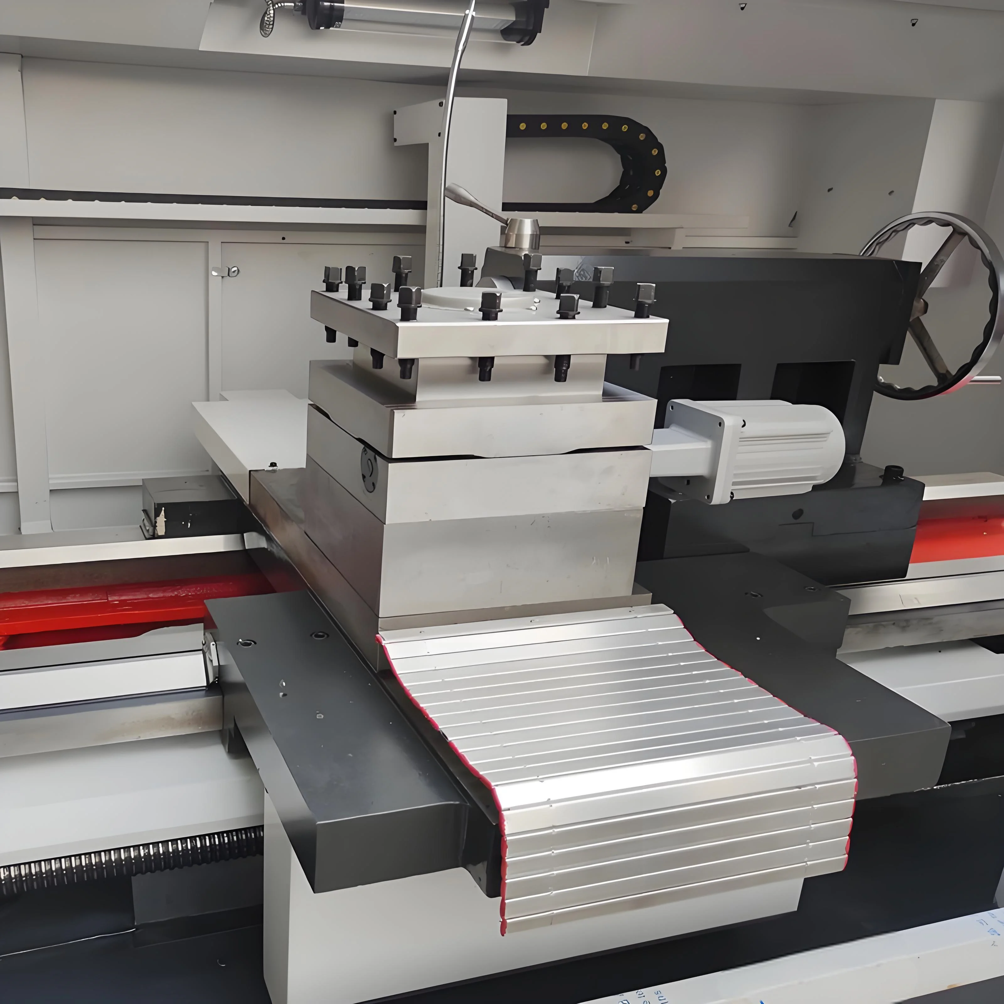 Cnc Horizontal Flat Bed Lathe CK6140 Automatic CNC Machine Single ...
